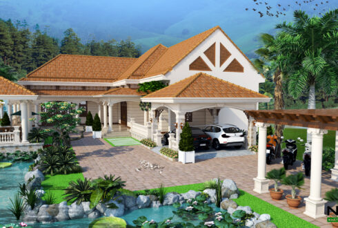 Biệt thự sân vườn cổ điển Ninh Bình